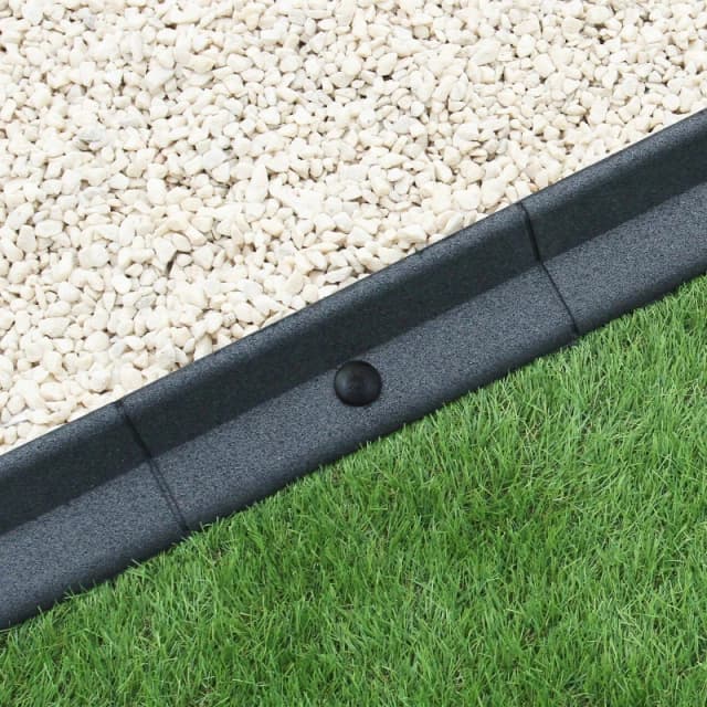 Monster Shop Flexible Lawn Edging Grey 1.2M X 6 27030