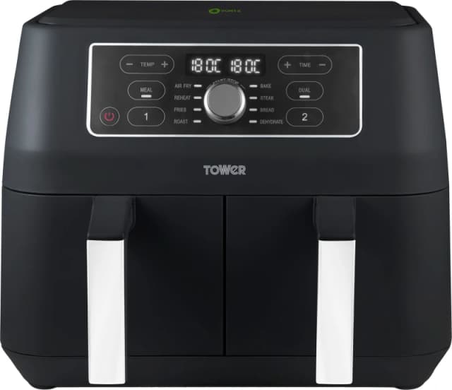 Tower Vortex 8L Dual Basket Air Fryer, Black T17181AFR