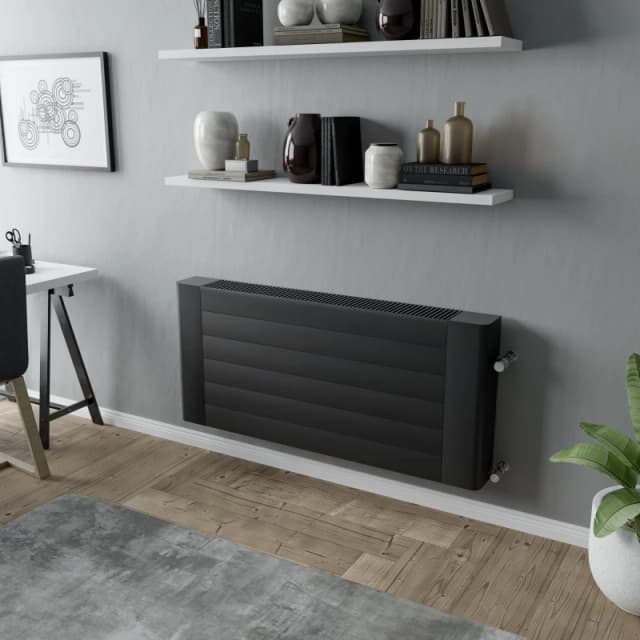 Agadon Lisbon Designer LST Convector in Black Size: 600mm x 880mm Black Unisex 600mm x 880mm