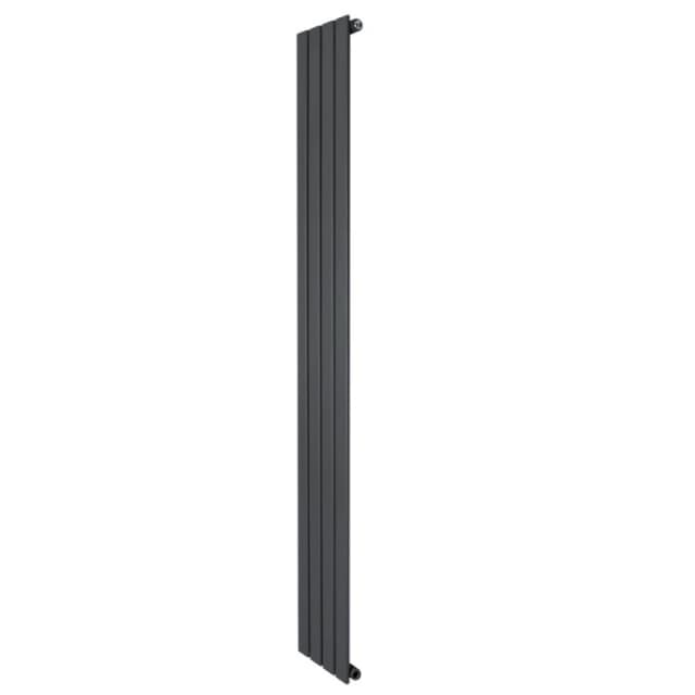Monstershop Flat Single Column Radiator - 1800 x 280mm - Anthracite Grey Grey Unisex