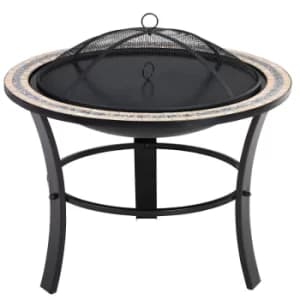 Deuba Garden Mosaic Fire Pit Outdoor Patio Heater Brazier
