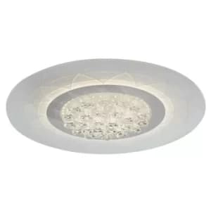 Fan Europe HIMALAYA LED Semi Flush Light White 3360lm 4000K 50x15cm