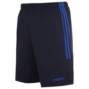 adidas Mens 3-Stripes Shorts - Navy/SolarBlue