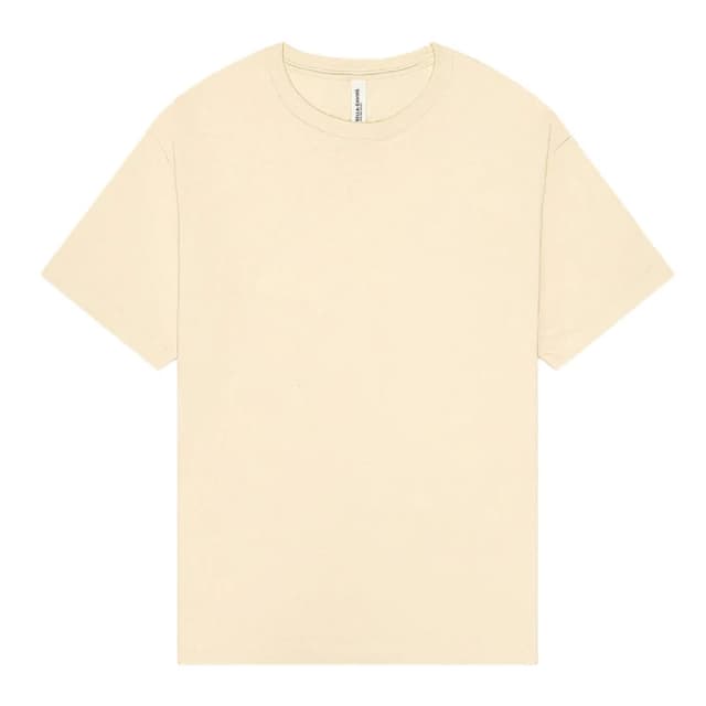 Bella + Canvas Mens Heavyweight Boxy T-Shirt in Natural Size: 3XL Natural Male 3XL