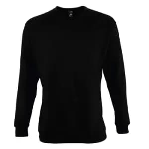 SOLS Unisex Supreme Sweatshirt (L) (Black)