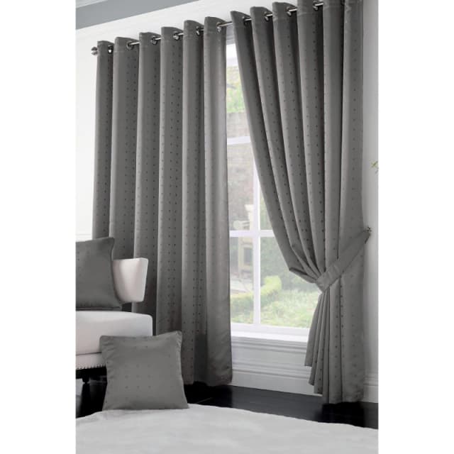 Madison Lined Ready Made Eyelet Curtains Teal