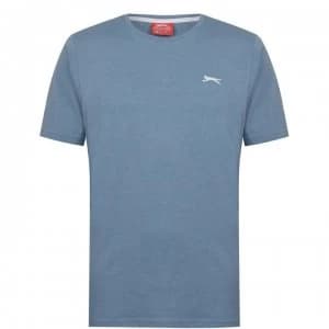 Slazenger Plain T Shirt Mens - Denim Marl