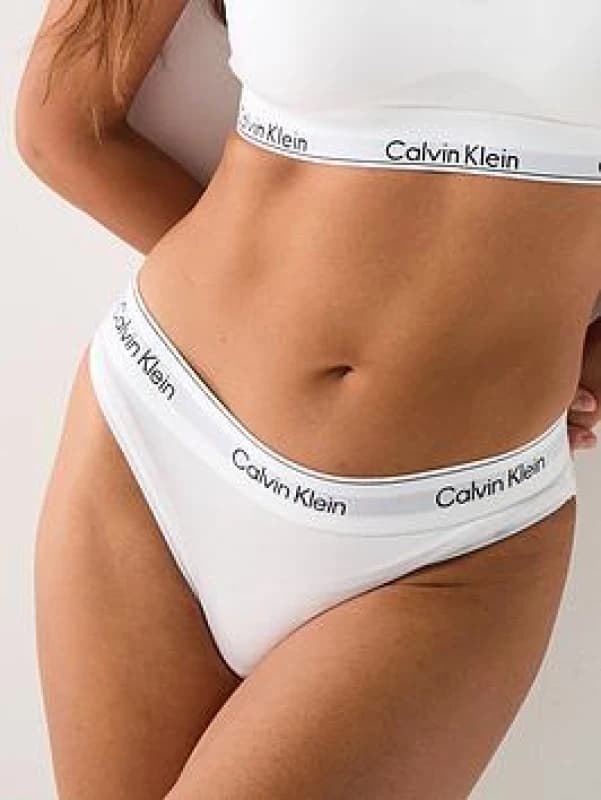 Calvin Klein Underwear Icon Cotton Modal Briefs White Women XL;M;S
