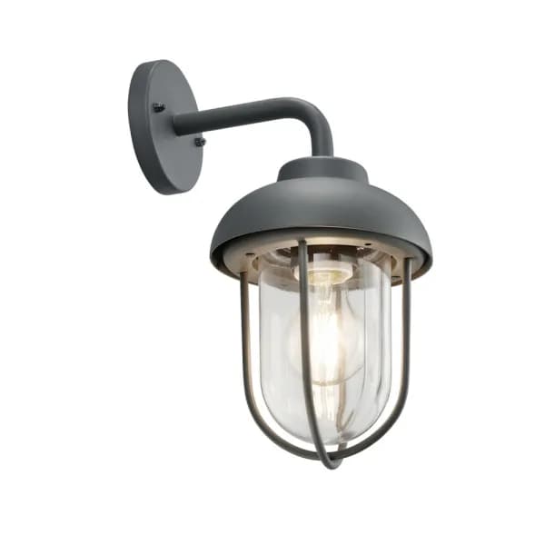 Duero Vintage Outdoor Wall Lantern Anthracite IP44