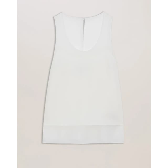 Ted Baker Ted Panel Tank Top Ld62 Ivory female 8 (XS)