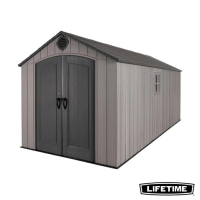 Lifetime Lifetime - 8 Ft. x 17.5 Ft. Outdoor Storage Shed 60352