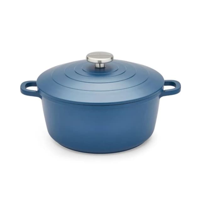 Morphy Richards 24cm Cast Aluminium Casserole Dish blue ONE SIZE