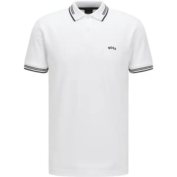 Boss Paul Pique Polo Shirt - White 3XL