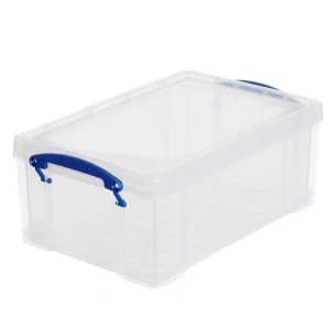 Really Useful 9L Clear Plastic Storage Box