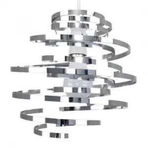 Bensson Twisted Chrome Pendant Shade