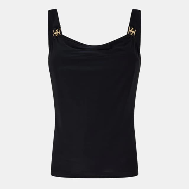 Biba Womens Kayla Sleeveless Shirt Black female 8 (XS)
