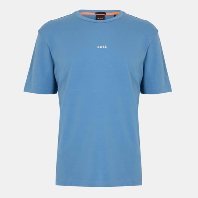 Boss Mens Oversized T-Shirt Open Blue male S
