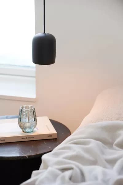 Notti 10 Indoor Bedroom Dining Kitchen Office Hallway Pendant Ceiling Light in Black (Height) 12cm