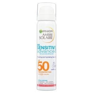 Ambre Solaire Sensitive Face Sun Cream Mist SPF50 75ml