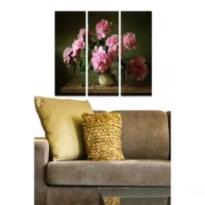 MDF154171406 Multicolor Decorative MDF Painting (3 Pieces)