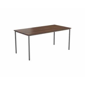 TC Office Rectangular Table 1600 x 800mm, Dark Walnut