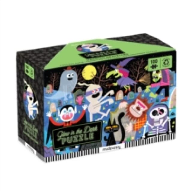 Haunted Graveyard 100 Piece Glow in the Dark Puzzle Jigsaw