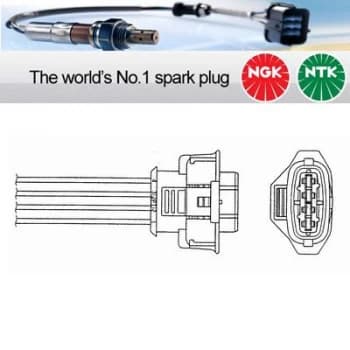 1x NGK NTK Oxygen O2 Lambda Sensor OZA531-GM24 OZA531GM24 (0055)