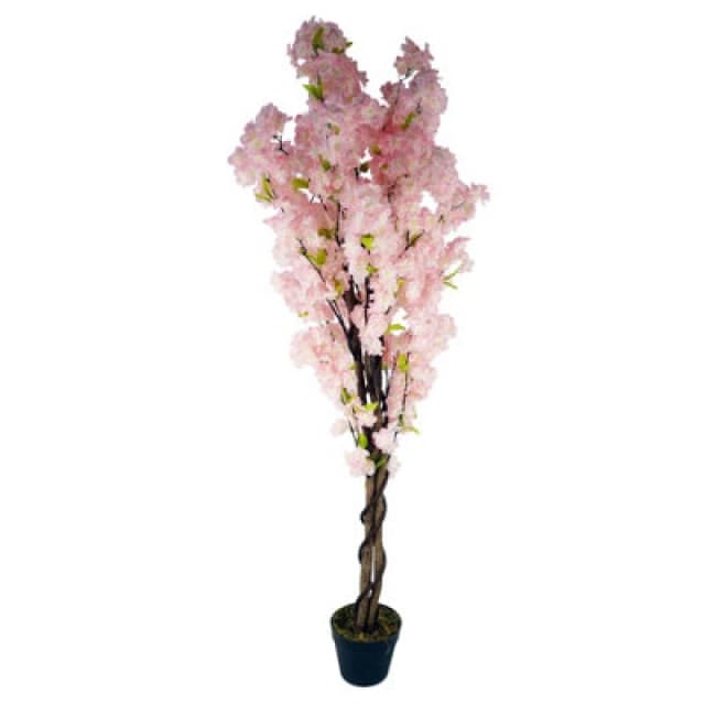 Leaf 150Cm Artificial Pink Blossom Tree