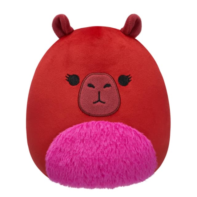 Squishmallows "Squishmallows 7.5" Maroon Capybara Plush"