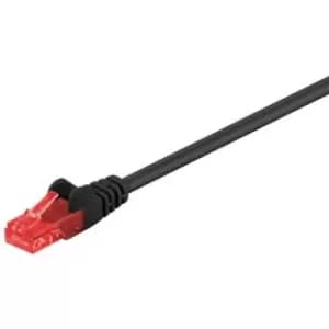 Goobay CCA RJ45 U/UTP CAT 6 Network Cable - 1m - Black