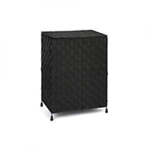 ARPAN Laundry Basket PP-9193BK Nylon, PP Black