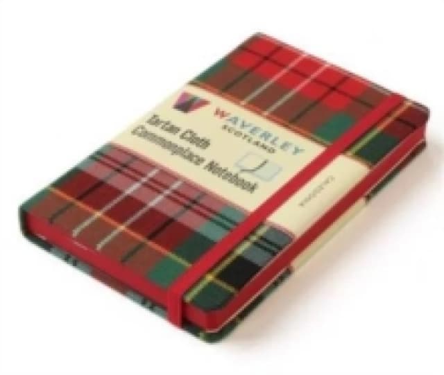 Waverley (L): Caledonia Tartan Cloth Large Notebook Hardback