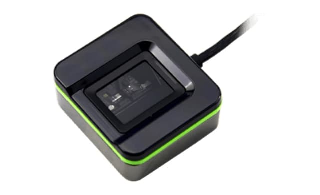 2N 9137423E fingerprint reader USB 2.0 Black. Green
