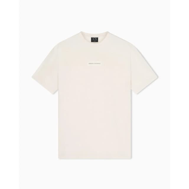 Armani Exchange Mens T-Shirt Cream male S