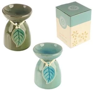 Tropical Leaf Ceramic Oil Burner (1 Random Supplied)