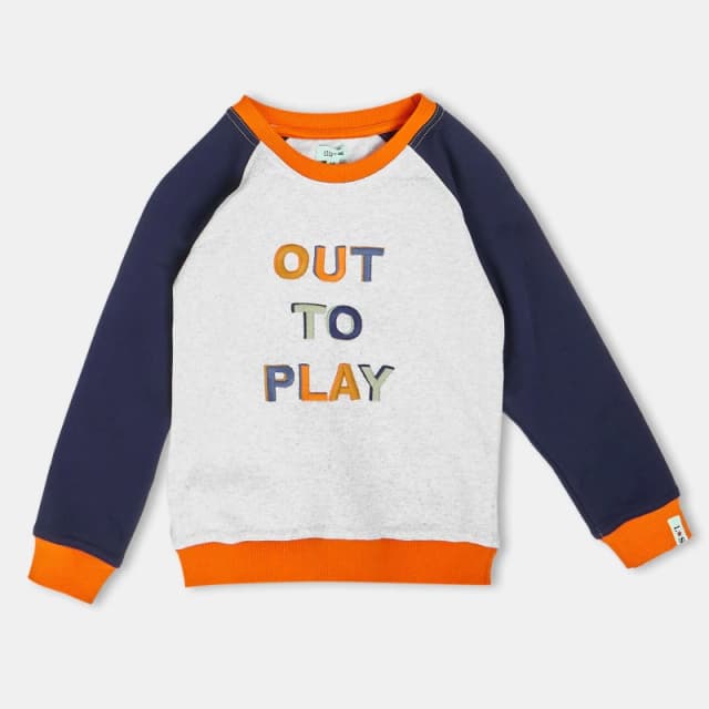 Lilly and Sid Kids Crew Sweatshirt Multi male 6-12 Mnth