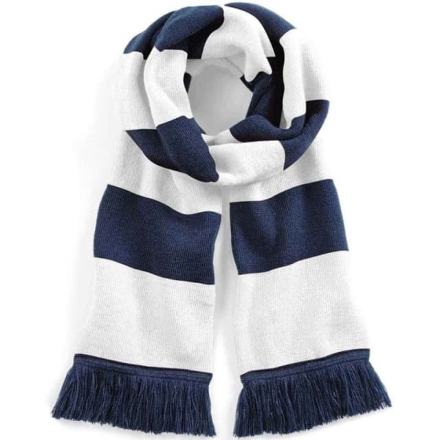 Beechfield Mens Stadium Scarf in Mid Navy Mid Navy Male One Size