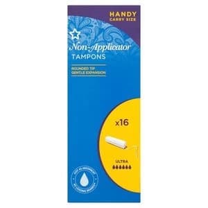 Superdrug Ultra Non Applicator Tampon X16