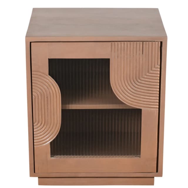 Indian Hub Indus Solid Wood Bedside Table