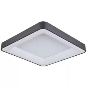 Italux Lighting - Italux Giacinto - Modern LED Flush Ceiling Light Black, Warm White 3000K 2750lm Dimmable