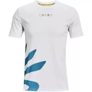 Under Armour Curry Ultra Splash T-Shirt Mens - White