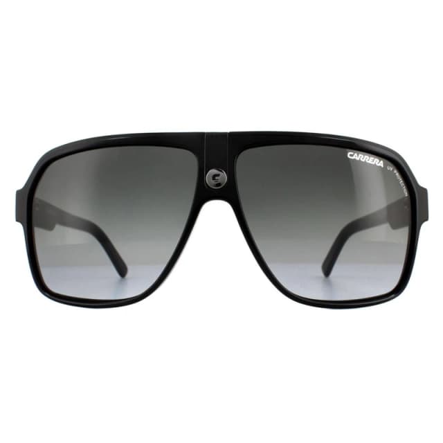 Carrera Aviator Black Grey Gradient Sunglasses Black unisex
