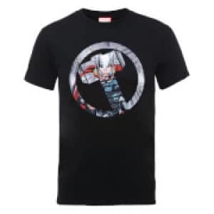 Marvel Avengers Assemble Thor Montage T-Shirt - Black