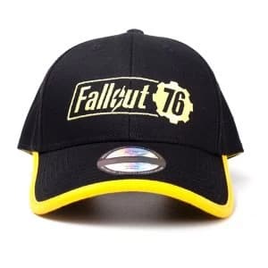 Fallout - Embroidered Logo Unisex One Size Cap - Black/Yellow
