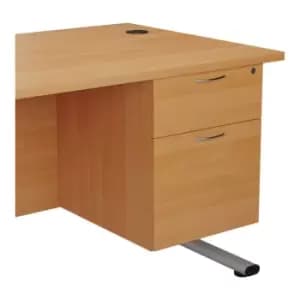 TC Group Fixed Pedestal 2 Drawers Beech 2