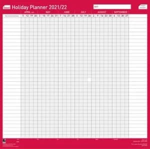 Sasco Annual Holiday Planner Unmounted 2021 BX10