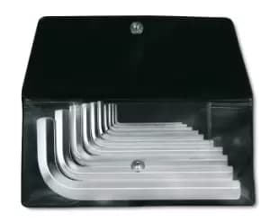 Beta Tools 96 /B10 10pc Offset Hexagon Key Set in Wallet Chrome-plated 000960380