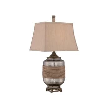 1 Light Table Lamp Mercury Glass, E27 - Elstead