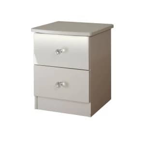 Zodian 2-Drawer Chest - Grey