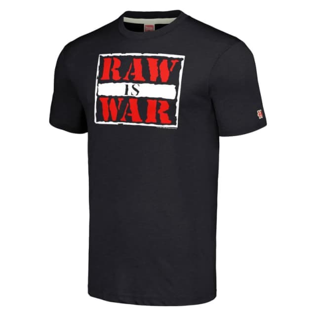 WWE Mens Raw Is War T-Shirt in Black Size: Medium Black Male M